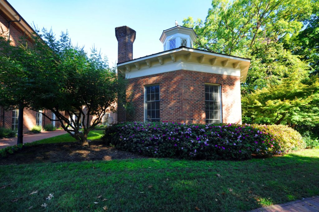 Photo of Hyde Hall, the home of the Institute for the Arts and Humanities. (photo by Donn Young)