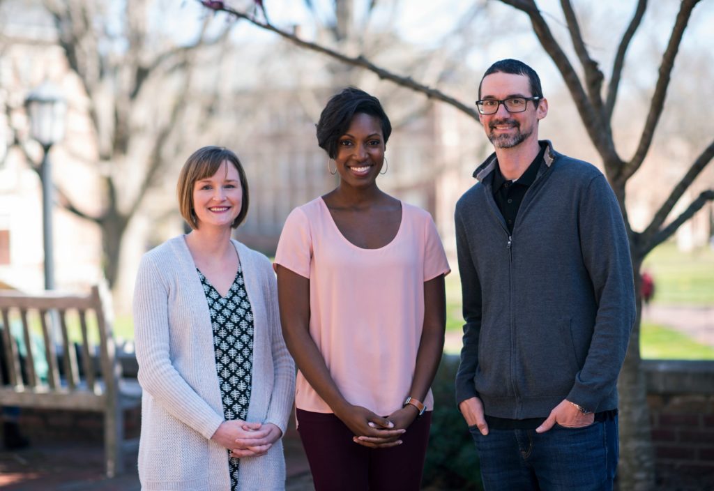 Public Service Award recipients. From left to right: Casey Rawson, Celeste Brown and Brian Hogan.