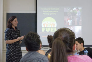 Pam Jagger at Climate LEAP (photo by Kristen Chavez)