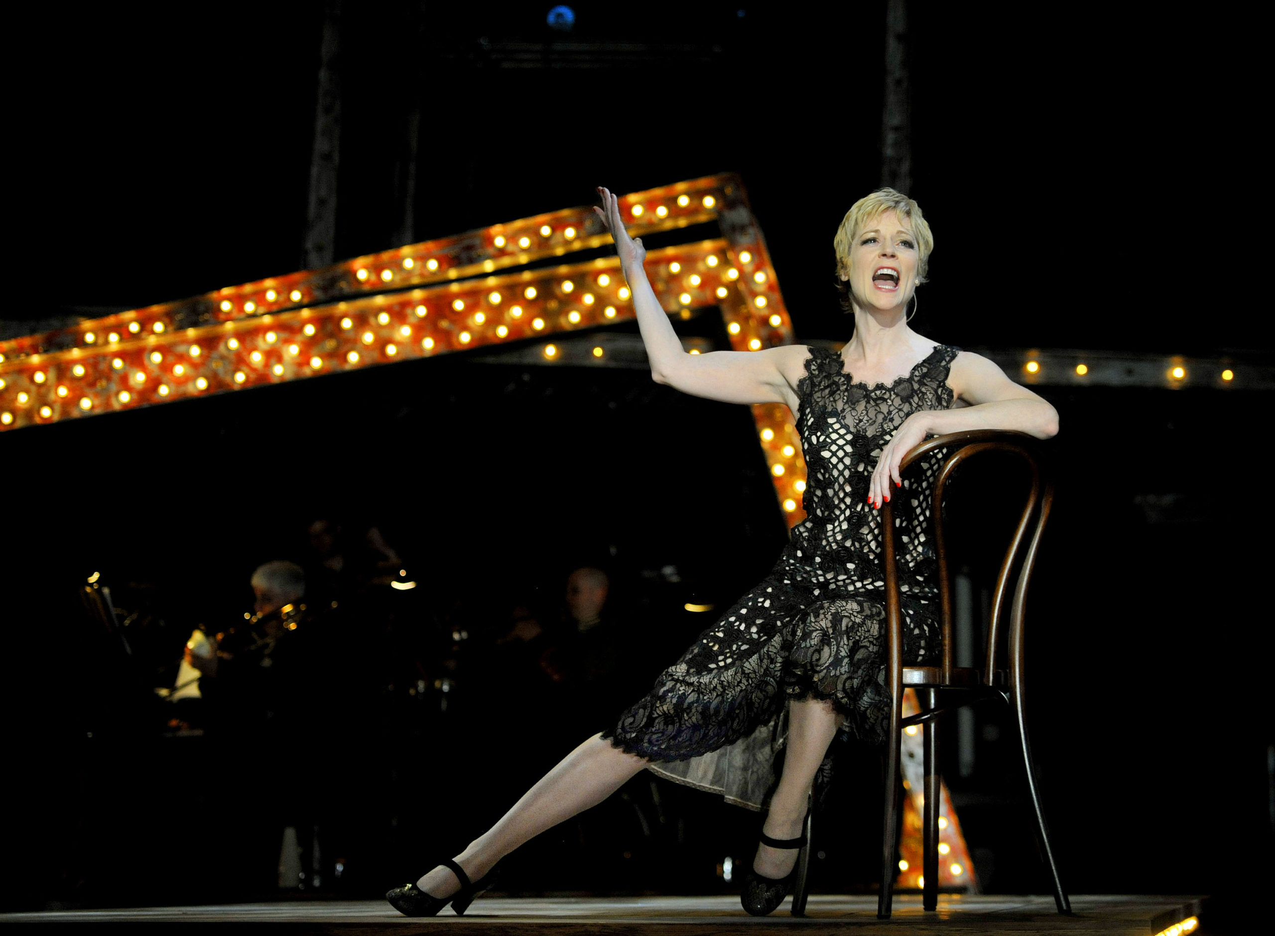 Lisa Brescia as Sally Bowles in "Cabaret." (photo by Jon Gardiner)