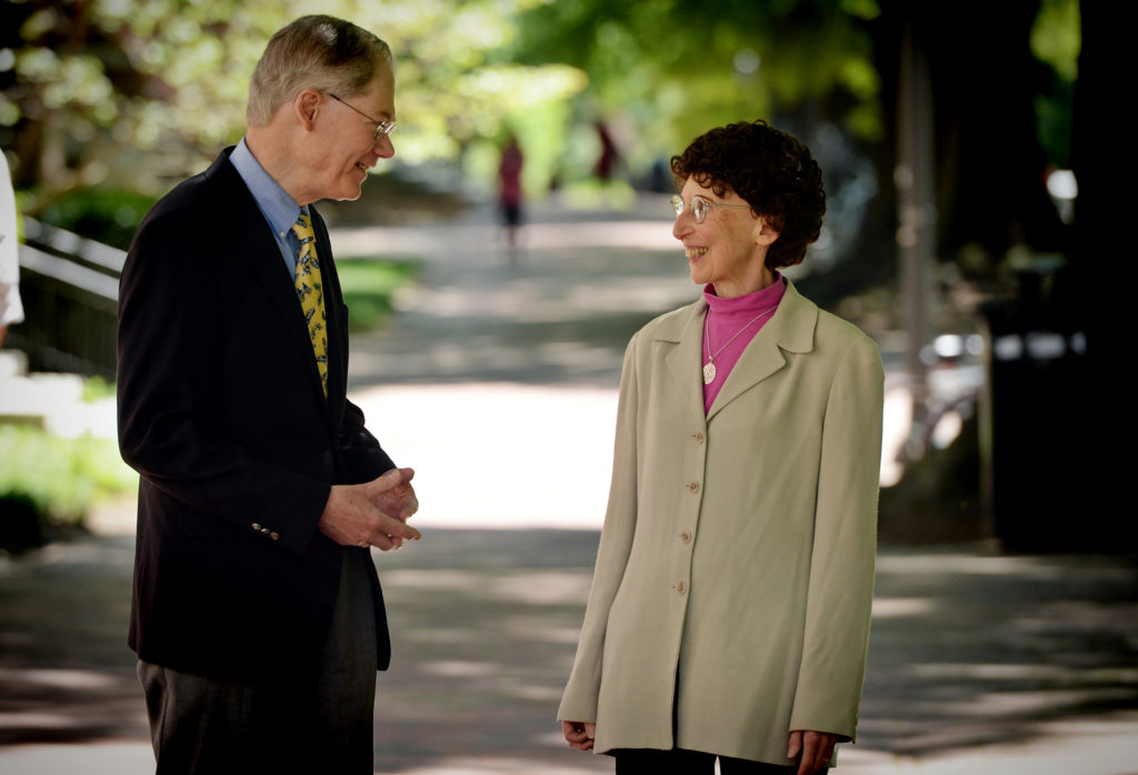 John and Joy Kasson at the University of North Carolina at Chapel Hill.