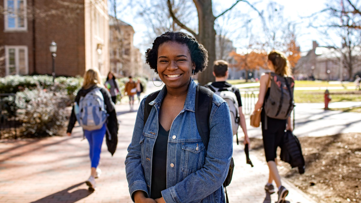 Chancellor's Science Scholar Lauren Gullett ’20.