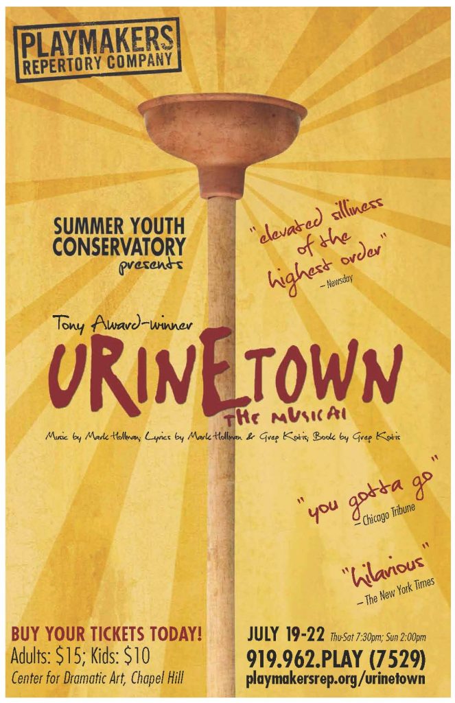 Summer Youth Conservatory performs Tony-winning ‘Urinetown’