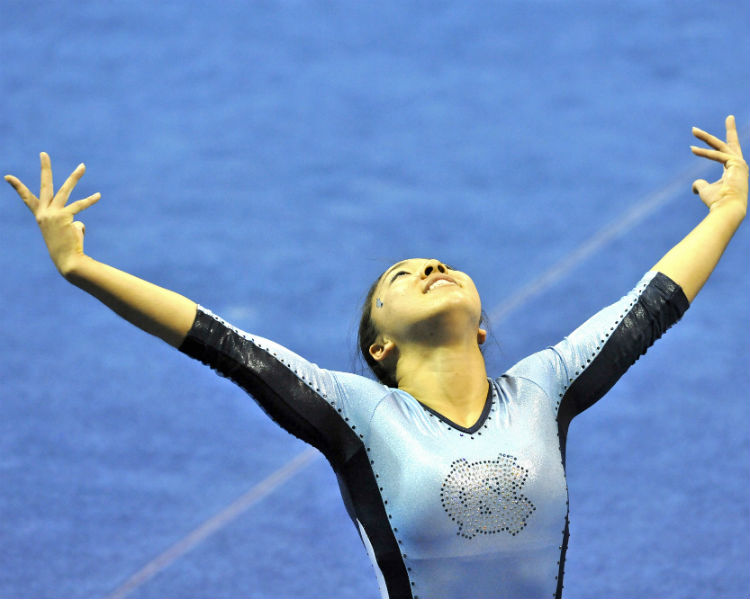 UNC gymnast goes for top marks in Hong Kong
