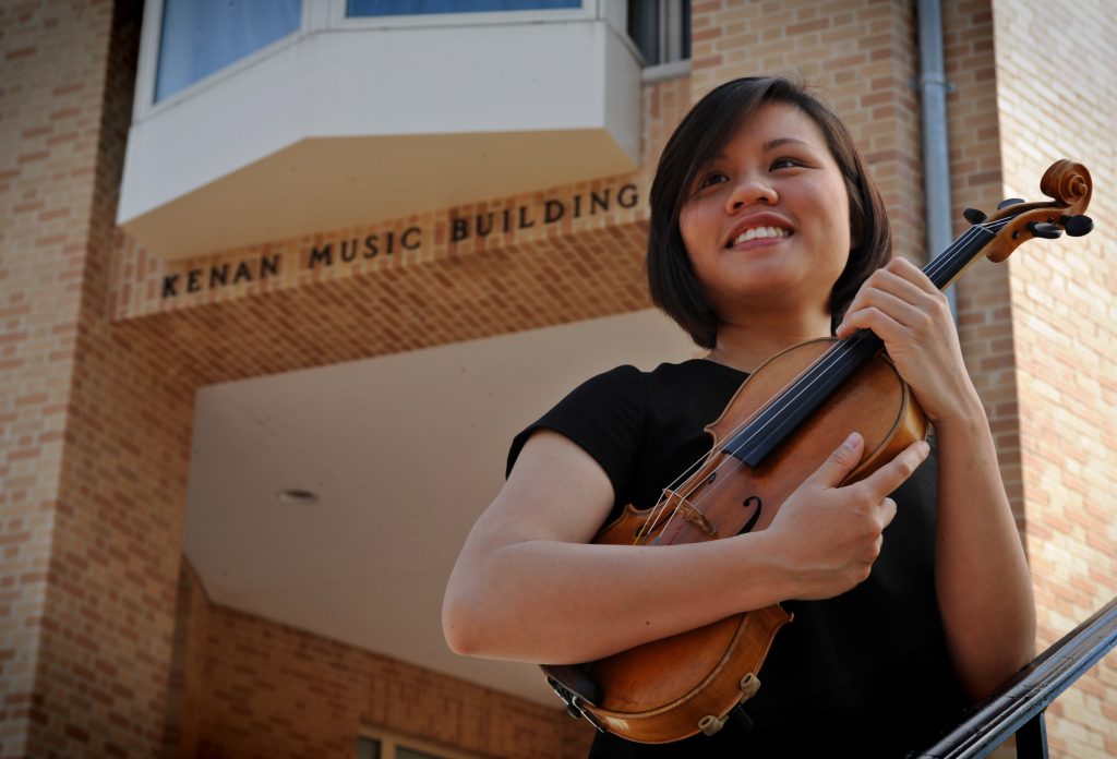 Kenan Music Scholar masters her art, gets down to business
