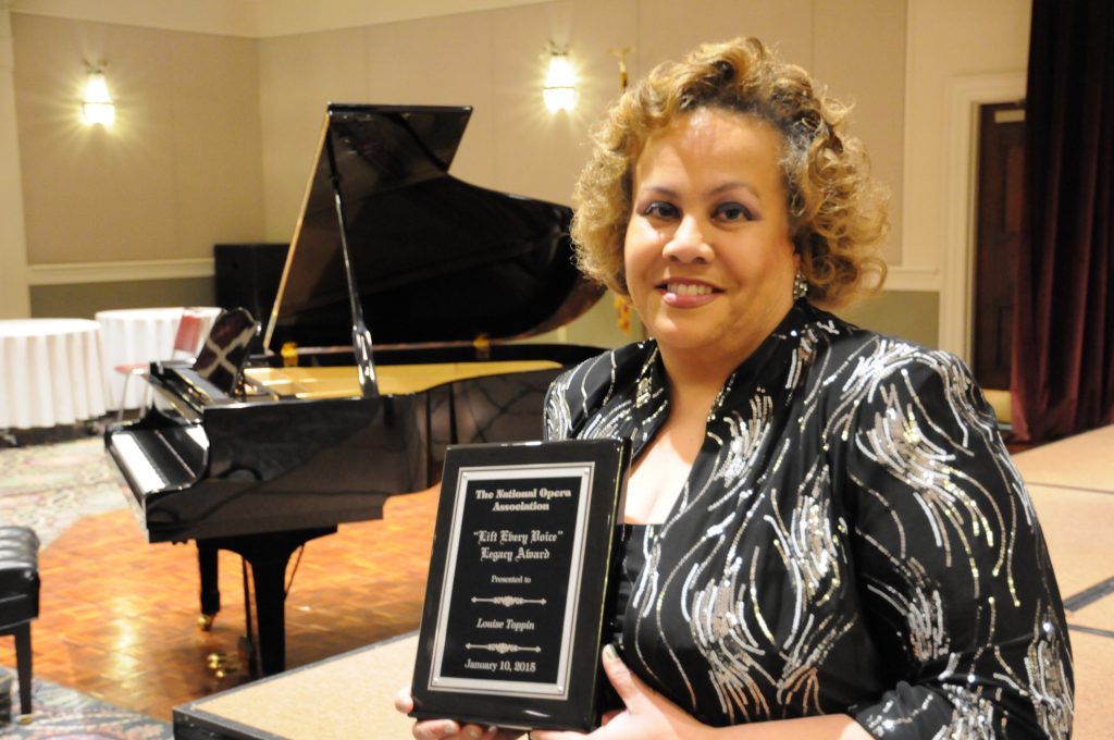 Toppin wins National Opera Association Legacy Award