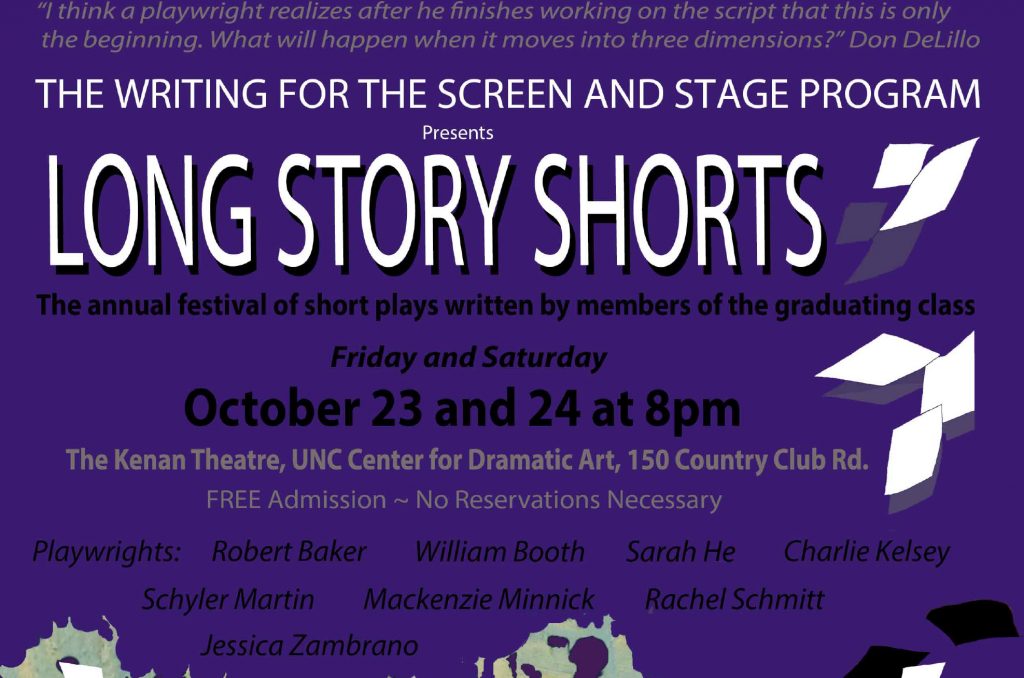 Students present short plays at ‘Long Story Shorts’ festival Oct. 23-24