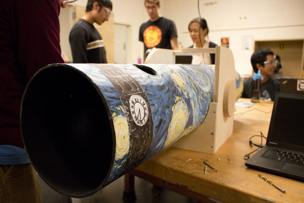 Students learn to ‘BeAM’ in telescope-building class
