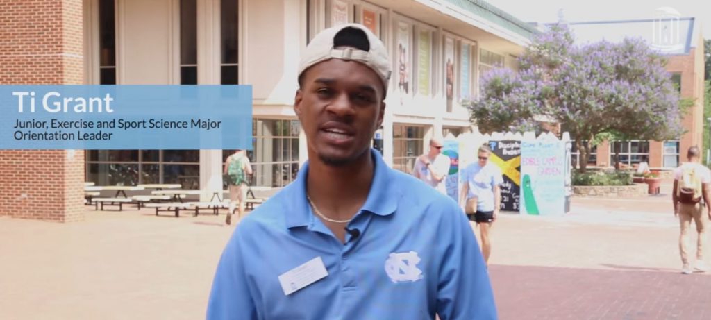 Day in the Life: Orientation leader Ti Grant
