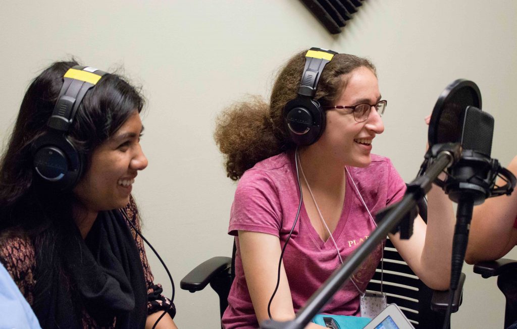 ‘Girls Talk Math’ through problems and podcasts at UNC summer camp