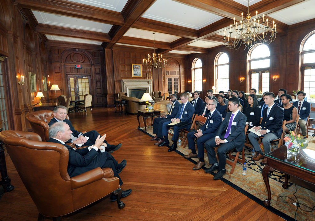 UNC student leaders meet with CEO, founder of Schwarzman Scholars