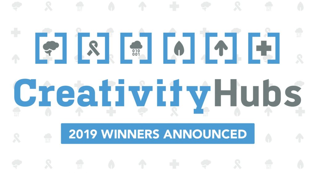Creativity Hubs 2019 Winners Announced