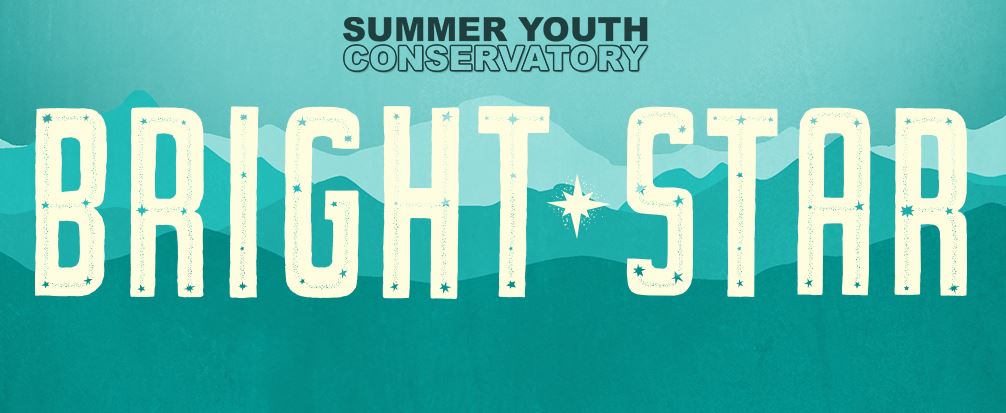 Green banner features the words "Bright Star" in bold white lettering and "Summer Youth Conservatory" in black letters at the top.