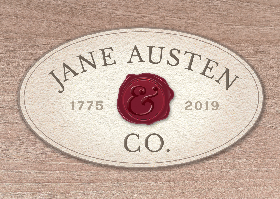 Graduate student Anne Fertig developed a series of literary-focused events called "Austen and Company." Above is her logo.