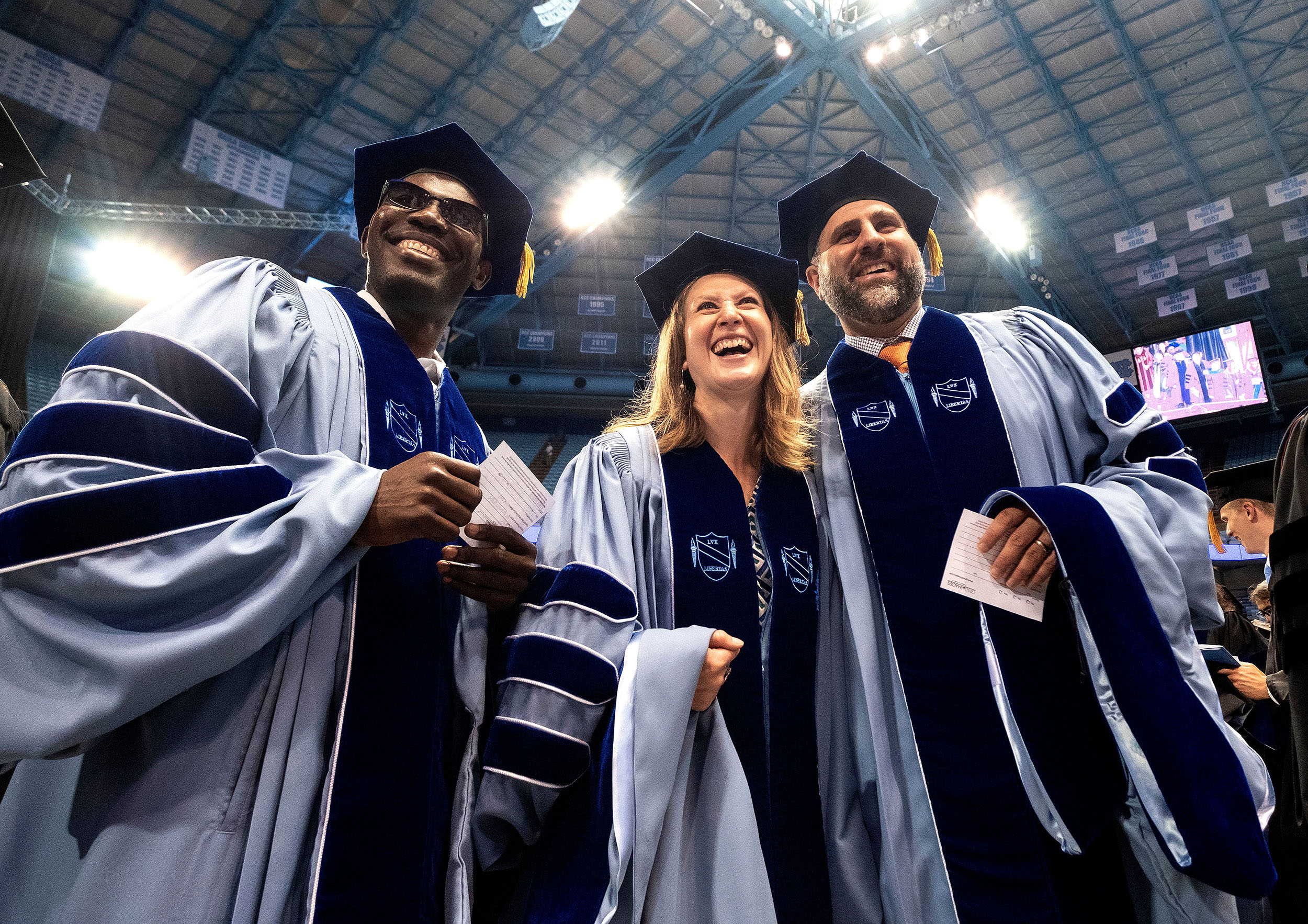 Doctoral Hooding ceremony held May 12, 2018 at the Dean Smith Center on the campus of the University of North Carolina at Chapel Hill. <